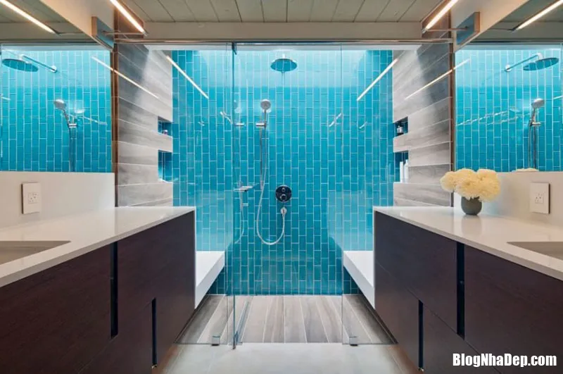 Gợi ý cách trang trí siêu hiện đại cho phòng tắm