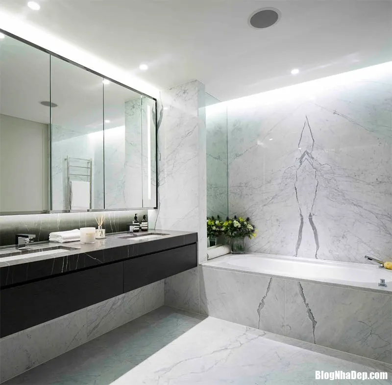 Gợi ý cách trang trí siêu hiện đại cho phòng tắm