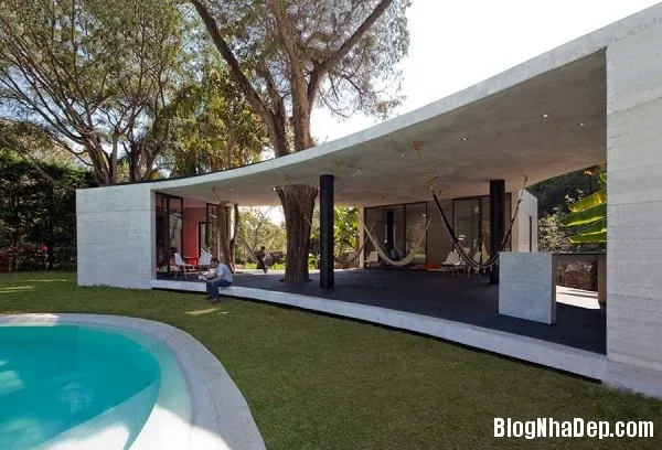 Ngôi nhà thông thoáng theo phong cách bungalow mang tên “Tepoztlan Lounge”