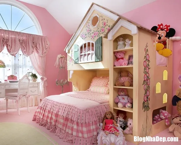 Những căn phòng xinh xắn dành cho bé gái đầy mê hoặc