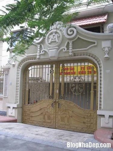 Những chiếc cổng biệt thự sang trọng tại Hà Nội