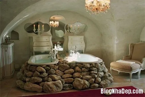 Những mẫu bồn tắm làm từ đá tự nhiên tuyệt đẹp
