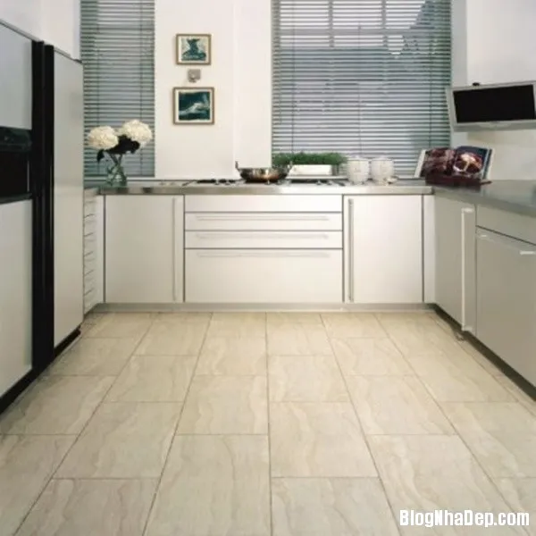 Những mẫu gạch lát sàn phong cách cho nhà bếp