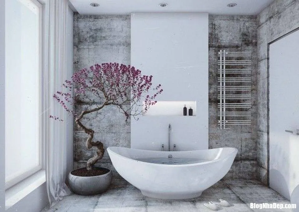 Những thiết kế bồn tắm đẹp giúp trang hoàng cho không gian phòng tắm