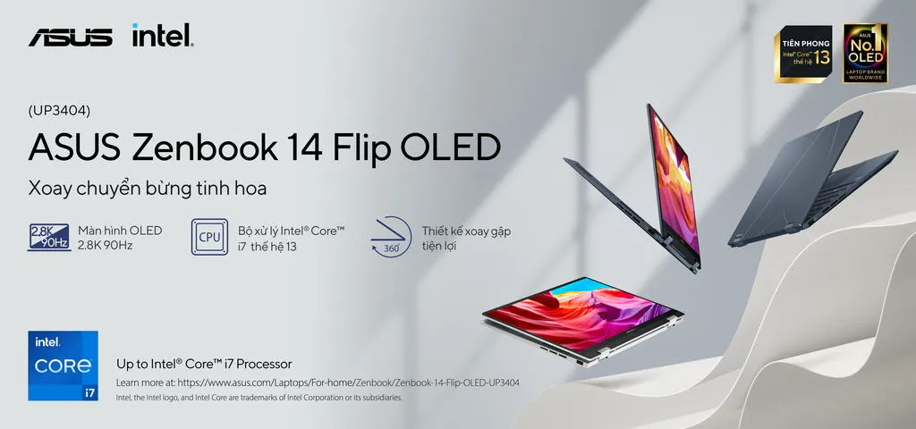 Asus Zenbook OLED - Dòng Laptop Đỉnh Cao đến từ Asus